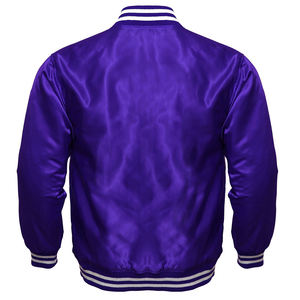 Custom Street Wear Moda Sublimación Imprimir Satén Bomber Jacket Custom Jacket Men Varsity Jacket - Product Image 6