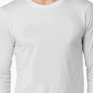 Camiseta a rayas laterales de manga larga supersuave de algodón y poliéster para hombre, camisetas de manga larga negras y grises de alta calidad para hombre - Product Image 3