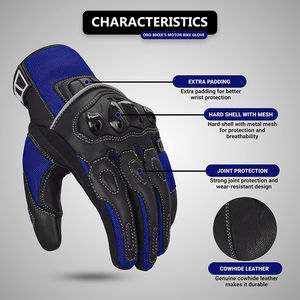 Gants de course de moto à écran tactile respirant pour hommes Gants d'équitation de vélo avec confort et fonctionnalité - Product Image 2