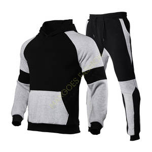 Conjunto Deportivo de Invierno de Forro Polar Grueso con Logotipo 3D Personalizado, Pantalones Deportivos y Sudadera con Capucha de Alta Calidad, Impresión en Serigrafía para Chándal - Product Image 1