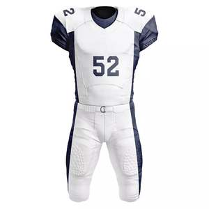 Bestseller American Football Uniformen <span class=keywords><strong>2</strong></span>-teiliges Set High Demand Sports Wear Atmungsaktive bedruckte kurze Ärmel - Product Image 3