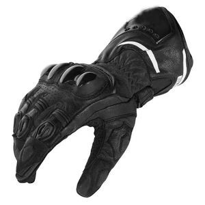 Guantes de moto de cuero transpirable para hombre, guantes de carreras de piel de vaca, guantes de motocross y Moto todoterreno de caballero - Product Image 3