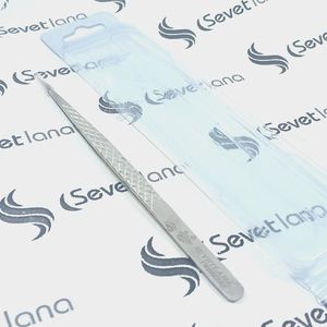 Pinzas para Pestañas con Punta de Microfibra, Marca Privada, Alta Calidad, Acero Inoxidable Personalizado, Bolsa Rosa y Negra, PVC Plateado, SEVETLANA INDUSTRY - Product Image 5