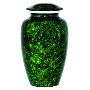 โกศสีเขียวสำหรับบรรจุอัฐิคน ขนาด 10 นิ้ว สไตล์ยุโรปและอเมริกา เป็นมิตรกับสิ่งแวดล้อม ความจุ 220 คิวบิกอินช์ ทนทาน - Product Image 1