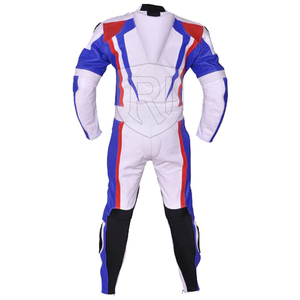 Combinaison de moto en cuir véritable de qualité supérieure, haut de gamme, coupe-vent, quantité minimale de commande bas - Product Image 4