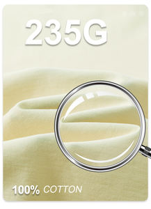 T-shirt unisexe en coton 100% surdimensionné en gros avec motif de lettres, tissu tricoté respirant, manches courtes - Product Image 5