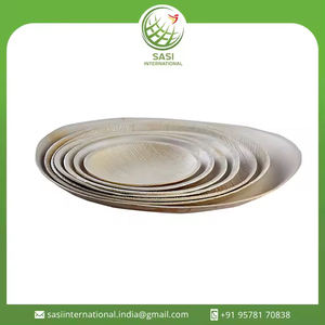 Assiettes à dîner carrées jetables et biodégradables en feuilles de palmier les plus vendues en gros pour le service de la nourriture dans les fêtes de mariage à bas prix - Product Image 6