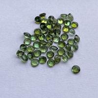 2mm 3mm 4mm Menthe Naturelle Vert Pastel Tourmaline à Facettes Coupe Ronde Calibré Fournisseur de Pierres Précieuses Top Haute Qualité Fabrication de Bijoux