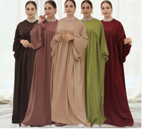 Nouvelle Arrivée 2026 – Abaya Musulmane Islamique Femme Grande Taille Respirante Sans Coutures Style Dubaï de Haute Qualité