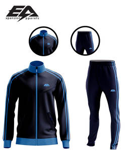 Survêtement d'hiver avec logo personnalisé pour hommes Taille XL Supérieure Ensemble GSM % Polyester Style uni Course à pied Jogging Comprend l'impression client - Product Image 4