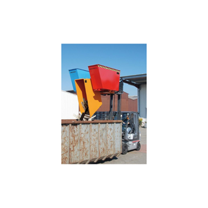 Conteneur basculant DuoTrio multi-compartiments, élévateur de chantier peint, moment de charge élevé, cœur PLC, garantie 5 ans, poids 137 kg, Allemagne - Product Image 3