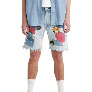 Nouveau short en jean de haute qualité pour hommes et vêtements de course Style unique Couleur différente Summer Wear Denim Shorts - Product Image 4