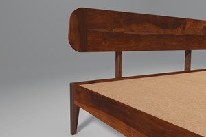 Lit Laela en bois de teck massif avec des matériaux de haute qualité pour les meubles d'intérieur de chambre d'hôtel et de villa - Product Image 4