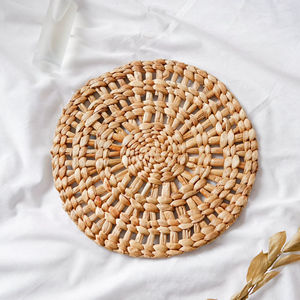 Boho Natural Round Boho <b>Placemat</b> Eco friendly products Made in Vietnam <b>Table</b> decoration Woven <b>Placemat</b> Wholesale - Product Image 1
