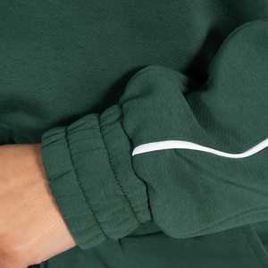 100% coton sans fond sweat à capuche court surdimensionné épaule tombante Streetwear lourd hiver-grande taille technique lavée à capuche - Product Image 4