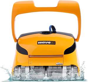 Limpiador Robótico Automático para Piscinas New Wave 80, Superventas, Incluye Control Remoto y Soporte, Cepillo para Limpieza de la Línea de Flotación, Ideal - Product Image 1