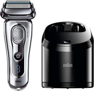 Afeitadora Eléctrica de Lámina para Hombre Braun Serie 9 9095CC, Uso en Seco y Húmedo, con Cargador Clean & Renew, Recargable e Inalámbrica - Product Image 1
