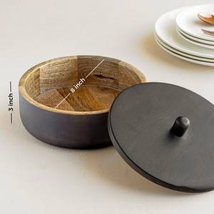 Plat à gratin en bois fait main personnalisable - Design vintage Couvercle de pot Non toxique Écologique Durable Réglable Léger - Product Image 1