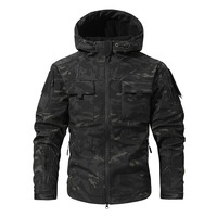 Veste Softshell Homme Personnalisée Vert Olive à Capuche, Résistante à l'Eau et au Vent, Tactique, Extérieur, Fermeture Éclair, Coupe Classique, Collection Automne 2026