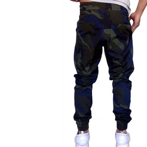 Jogger de cintura alta para hombre, venta al por mayor, estampado de camuflaje personalizado, sublimación, cordón, estilo informal, pantalones de hombre, rayas curvas rectas - Product Image 5