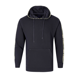 Sudaderas con capucha lisas de gran tamaño informales para hombre Logotipo personalizado Impresión personalizada Estilo hip hop Streetwear Hombro caído OEM 2026 - Product Image 4