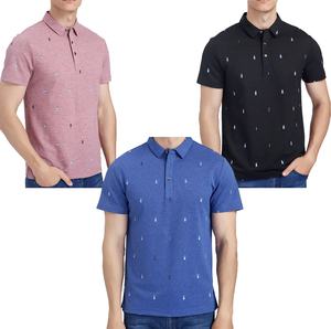 2026 Men's Hot Sale 100% Cotton for T-shirt Solid Pattern Oxford Breathable Collared Short Sleeve Casual Top Customized Low MOQ - Product Image 6