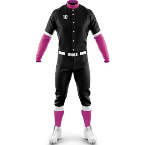 <b>Custom</b> Sublimation Baseball <b>Softball</b> Jerseys Wholesale <b>Uniform</b> Set Breathable Plus Size Quick Dry Spandex Cotton Sports <b>Uniform</b> - Product Image 5