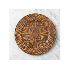 Placa de cargador de ratán de nuevo diseñador, nueva colección, placa de cargador de ratán redonda, manteles individuales para fiesta de boda para mesa de comedor - Product Image 1