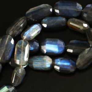 Cuentas de Labradorita Brillante Facetadas, Cuentas de Piedras Preciosas de Labradorita Natural de 16x12-22x13 mm, Hilo de 8 Pulgadas, Suministros para la Fabricación de Joyas - Product Image 5