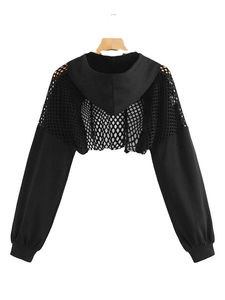 Sweat-shirt à capuche pour femme, décontracté, pull-over, léger, tendance, manches longues, doux, confortable, streetwear - Product Image 2