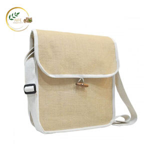 Bolsa de yute de arpillera ecológica de alta calidad con color y logotipo personalizados: el mejor precio de mercado en textiles - Product Image 1