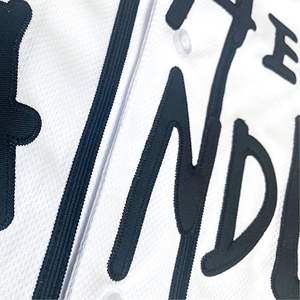 Jersey de béisbol retro personalizado, Jersey transpirable en blanco con logotipo bordado, número y nombre del equipo, uniforme juvenil - Product Image 4