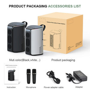 Centrale électrique portable extérieure 700W avec haut-parleur de musique FM Bluetooth intelligent Batterie de secours <span class=keywords><strong>Camping</strong></span> - Product Image 5