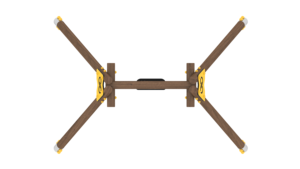 Equipo de entretenimiento de madera para exteriores para parques de atracciones de jardín de infantes, juegos de juegos, equipo de entretenimiento, certificado ISO, edades 3-12 - Product Image 1