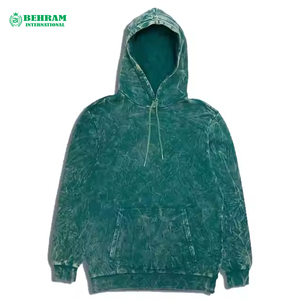 Sweat-shirts à capuche unisexes surdimensionnés en molleton/éponge française 100% coton de qualité supérieure, broderie 3D du logo sur le devant, hiver - Product Image 3