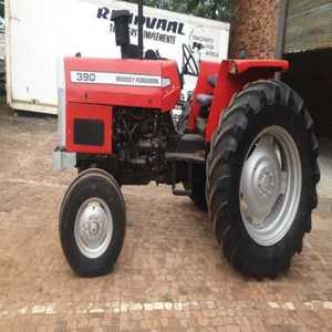 Tracteurs agricoles à roues Massey Ferguson 390 4x4 d'occasion remis à neuf, 90 CV, transmission par engrenages, moteur diesel, garantie 3 ans, à vendre - Product Image 1