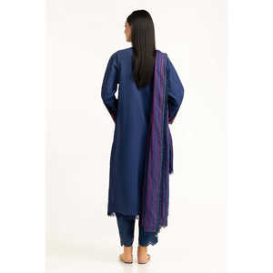 ชุดผ้าคลุมไหล่ประดับเลื่อมสีน้ำเงินสำหรับผู้หญิง รุ่น Leno Karha Lurex - Product Image 3