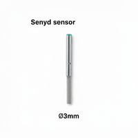 Sensor Proximitas Induktif Mini M4 M5 3 4mm Sensor Deteksi Logam Kecil 0.8mm 1mm 1.5mm Jarak Deteksi Kabel Pigtail