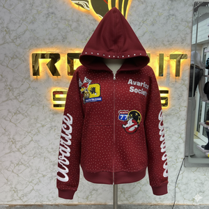 Toutes les couleurs Plus Size New Style Most Demanded Zipper Hoodie Puff Printed Factory Made Cheap Price Hoodies Men Men's Hoodies - Product Image 6