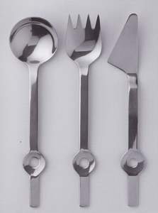 Ensemble de couverts en acier inoxydable avec finition polie contemporaine, surface résistante à la corrosion à un prix très avantageux - Product Image 2
