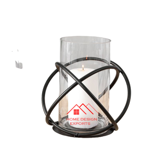 Décoration de dessus de table de support de chandelier décoratif en métal noir de conception élevée pour des tables de dîner - Product Image 4