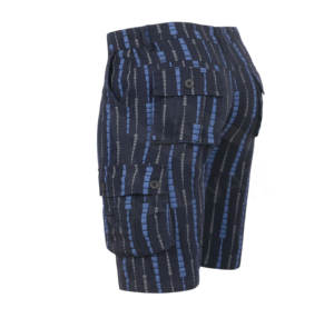 Pantalon Cargo solide à la mode pour hommes, respirant, 100% coton, non tissé, orné de dentelle, look décontracté, poches multiples pour les vêtements de travail - Product Image 3