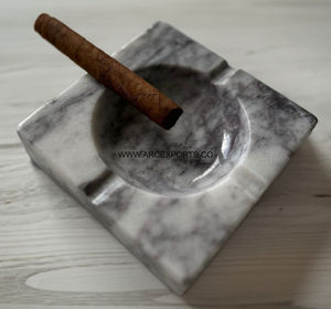 Regalos de lujo para el hogar para hombres para inauguración de la casa y cumpleaños Aniversario Suministro de regalo Decoración vintage Cenicero y soporte de mármol para cigarros - Product Image 4