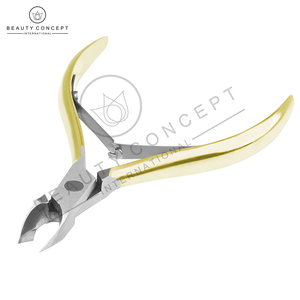 Stainless Steel Cuticle Nipper Gold Nail Pliers Clipper with Double Springs Handle Sharp Cuticles Pushers Remover Scissors - Product Image 4