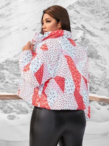 Women's Lightweight Waterproof Puffer <b>Jacket</b> for Winter Long Sleeve with Full Zipper Breathable and Woven Winter Warm Coat - Product Image 6