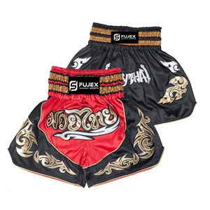 Los mejores pantalones cortos Unisex adultos niños Muay Thai Kickboxing Logo personalizado MMA Martial Sports Fighting Shorts Pantalones cortos de diseño premium - Product Image 1