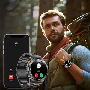 Montre connectée LEMFO avec écran tactile AMOLED de 1,8 pouce, étanche IP68, tracker de fitness, montre de sport pour hommes, avec fonction de réponse aux appels - Product Image 5