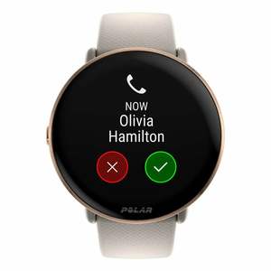 Reloj Inteligente Polar IGNITE 3 con Pantalla Táctil Plateada de 1.28'', Correa de Cuero, Monitor de Actividad Física, Contesta Llamadas, Resistente al Agua IP68 - Modelo D18S - Product Image 3