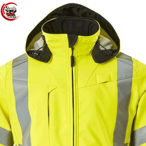 Vestes de sécurité personnalisées, chaudes et coupe-vent, réfléchissantes haute visibilité, Softshell avec poche - Product Image 3