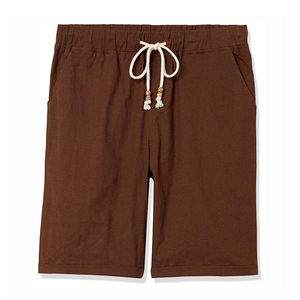 Personalizado al por mayor novedad de verano Pantalones cortos para hombre de algodón orgánico pantalones cortos para correr para hombre Jersey personalizado pantalones cortos de sudor pantalones de hombre con cordón - Product Image 5